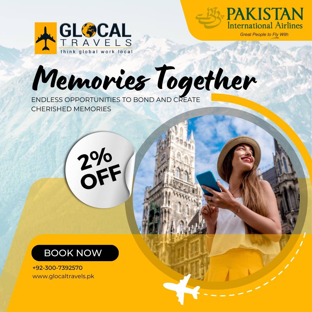 pia discount offer by glocal travels dera ghazi khan